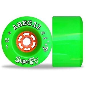 NWT SuperFly Green Skateboard Wheels - Set of 4